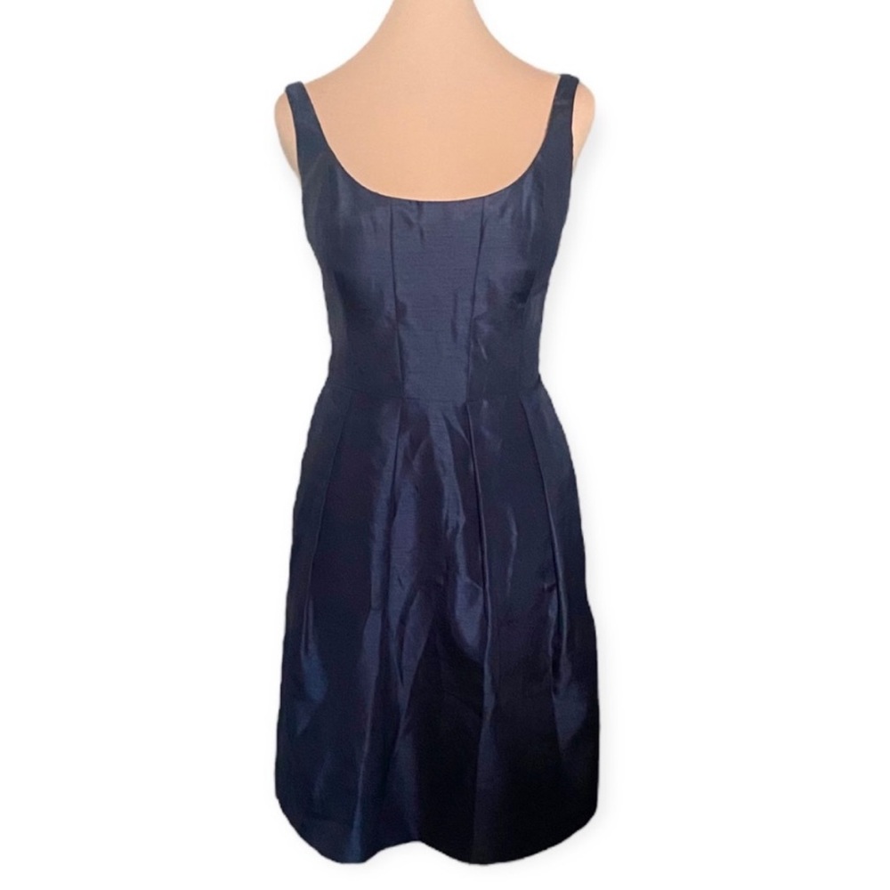 Anthropologie Jenny Yoo Collection Navy Fit & Flare Cocktail Dress sz women’s 6